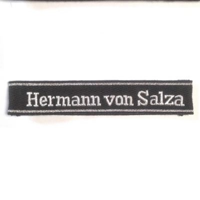 Waffen SS Hermann von Salza Officers Cuff Title