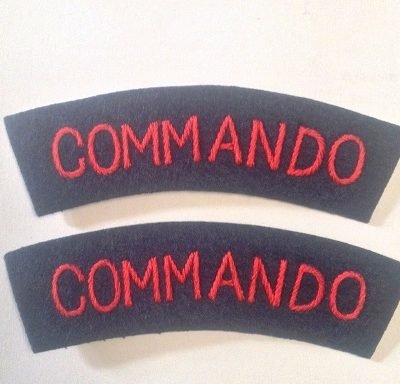 Pair of British Commando Patches