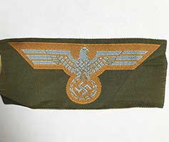 WW2 German Afrika Korps Breast Eagle Bevo