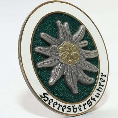 German Army Bergfuhrer Gebirgsjager Edelweiss Badge